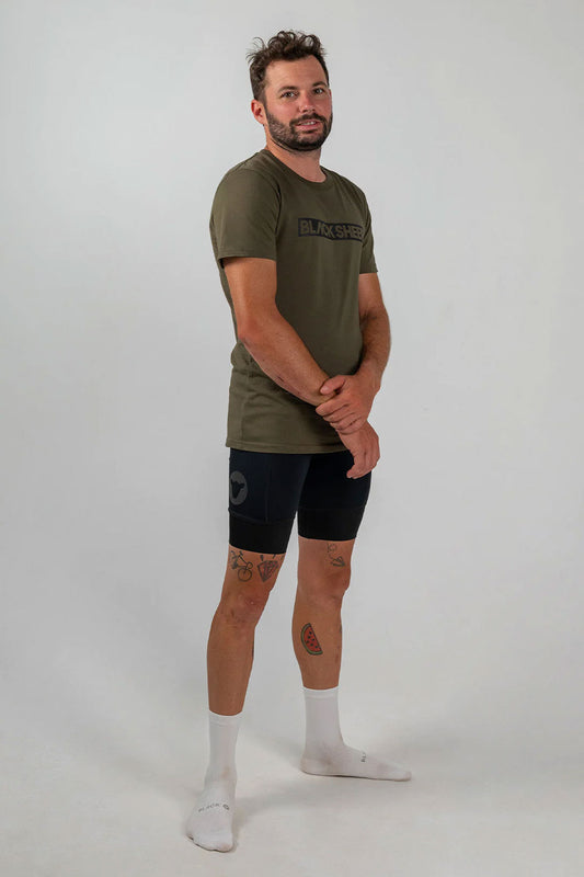 Black Sheep Men's ADV Active Tee - Army Green