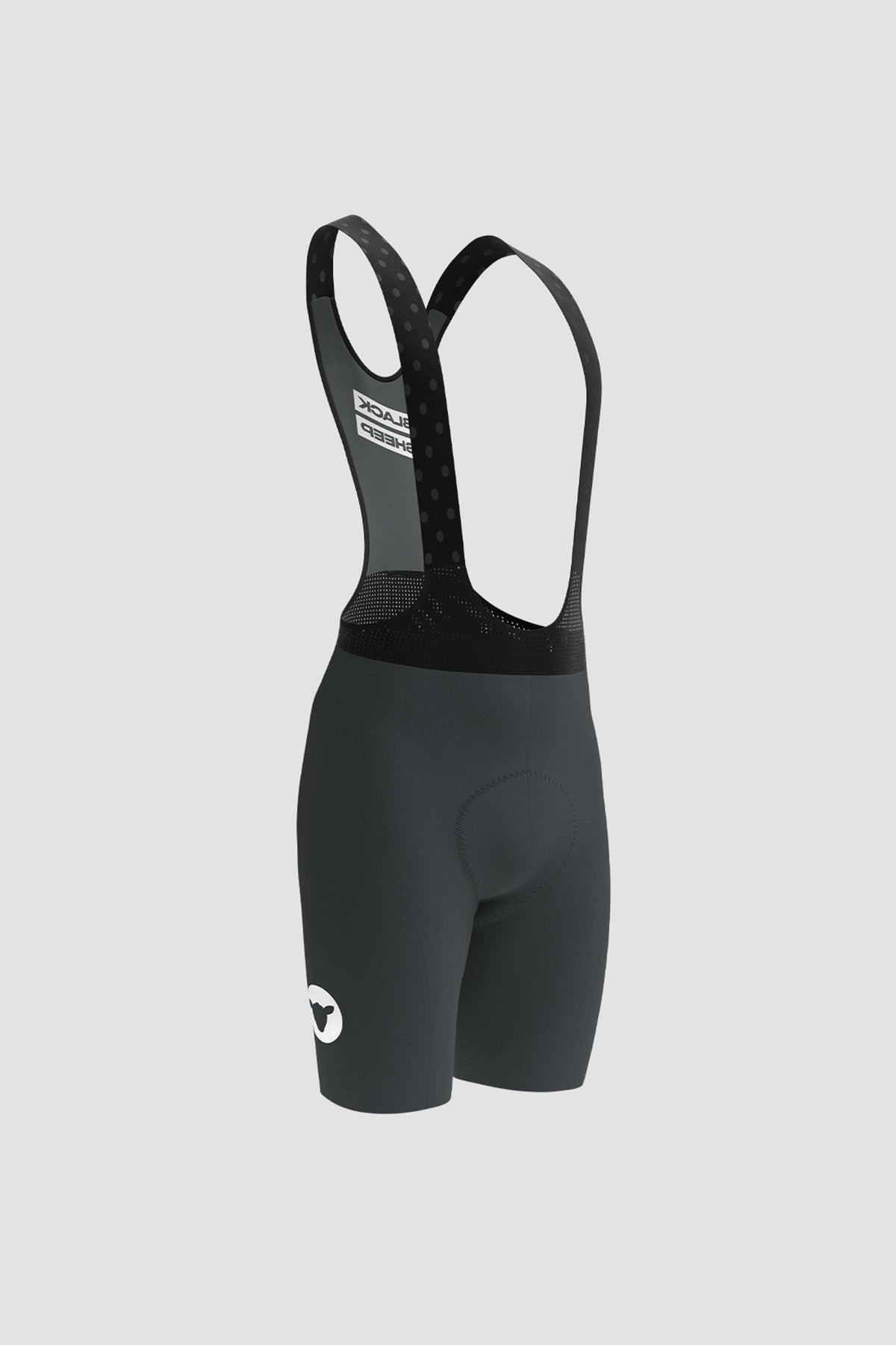 Men's Racing Seamless Bib Shorts - Grey