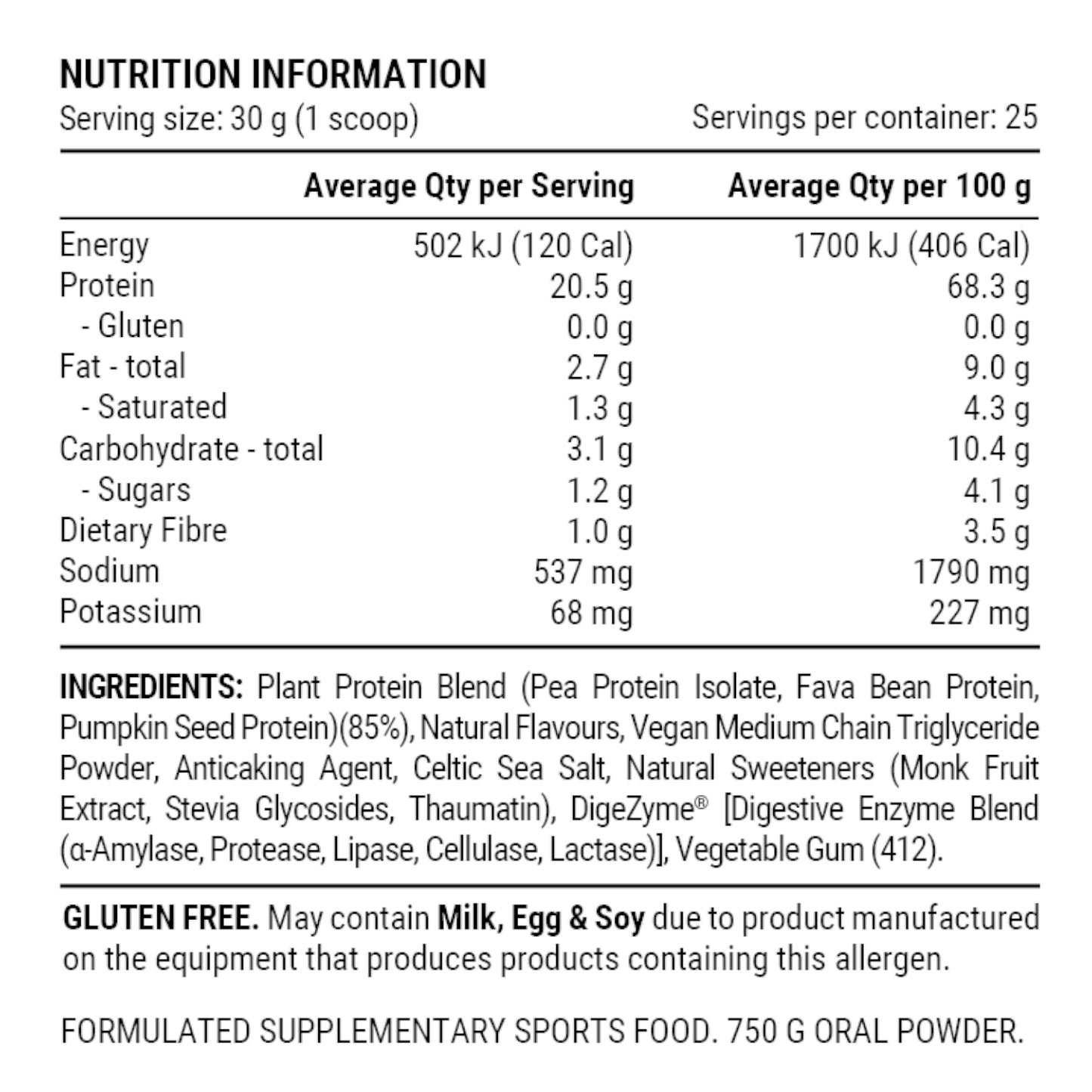 Pillar Plant Protein