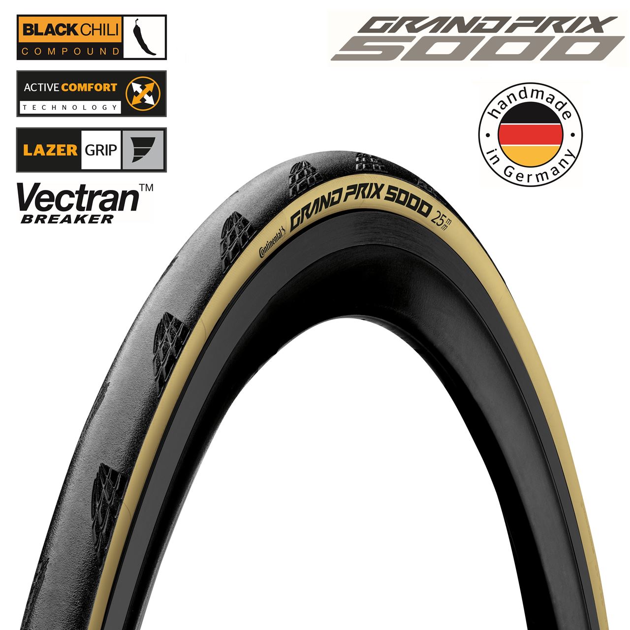Continental GP5000 Cream Tyre