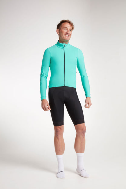 Black Sheep Men's Elements LS Thermal Jersey - Atlantis Teal
