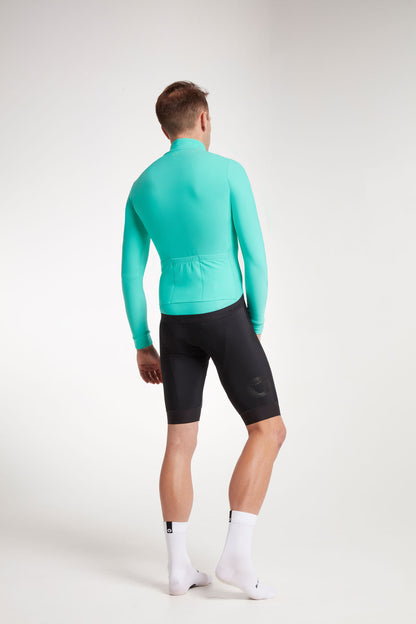 Black Sheep Men's Elements LS Thermal Jersey - Atlantis Teal