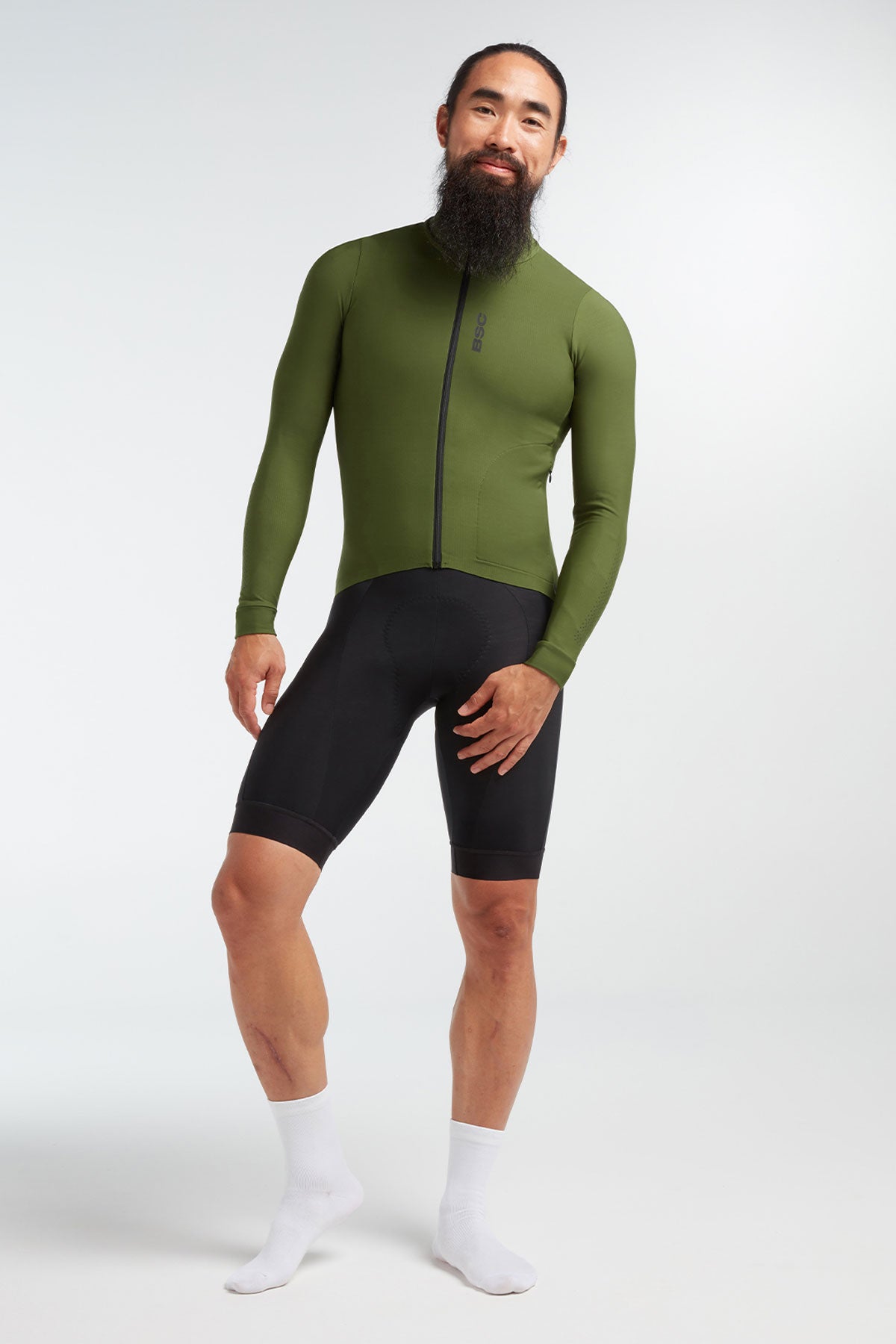 Men's Elements LS Thermal Jersey - Forest Green