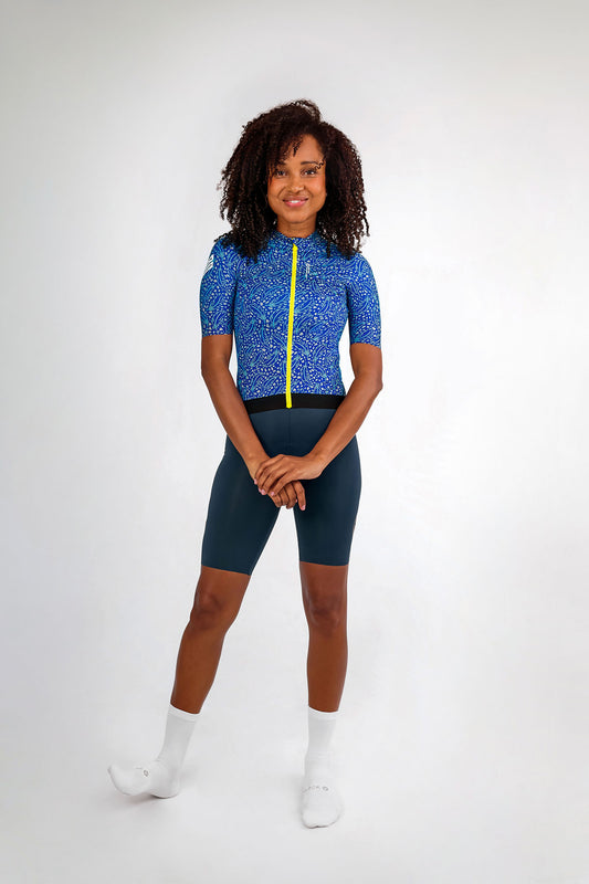 WMN x Ellen Porteus Integrated Jersey - Atlantis