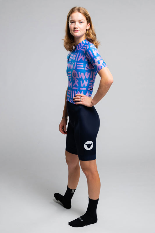 Women's Man Ride Essentials Jersey - BLU