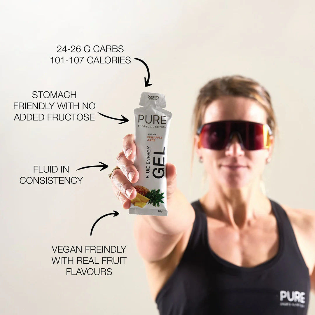 Pure Fluid Energy Gel + Caffeine 59g