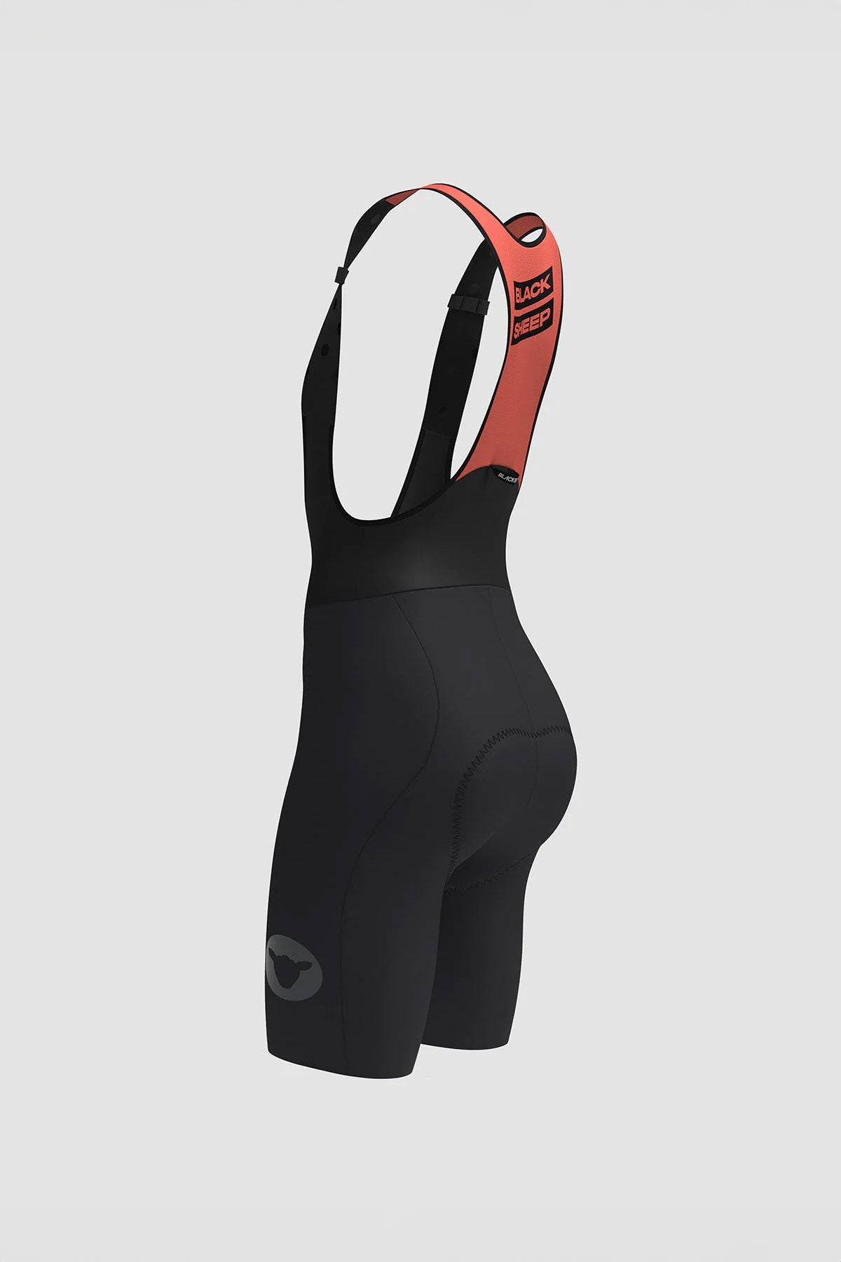 Women's Racing Seamless Bib Shorts - Black